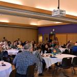 The large crowd of students, parents, school administrators, rotarians and community members at the Federal Way Community Center for the annual rotary scholarship luncheon. Haley Donwerth /staff photo.