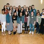 The honored students pose for a group photo at the Rotary Scholarship Luncheon. Photo courtesy of Chris Leavitt.