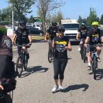 FWPD having fun carrying the torch for the annual Special Olympics Torch Run May 31. Photo courtesy of FWPD