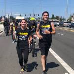 FWPD having fun carrying the torch for the annual Special Olympics Torch Run May 31. Photo courtesy of FWPD