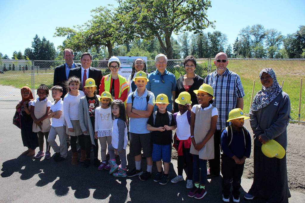Mirror Lake Elementary groundbreaking June 11. Olivia Sullivan/staff photo