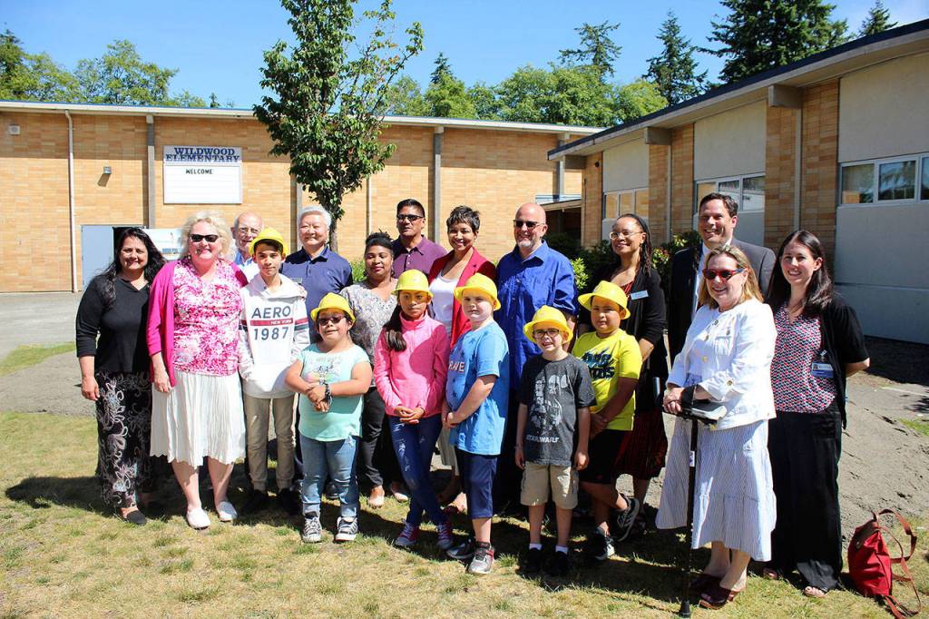 Wildwood Elementary groundbreaking ceremony on June 10. Olivia Sullivan/staff photo