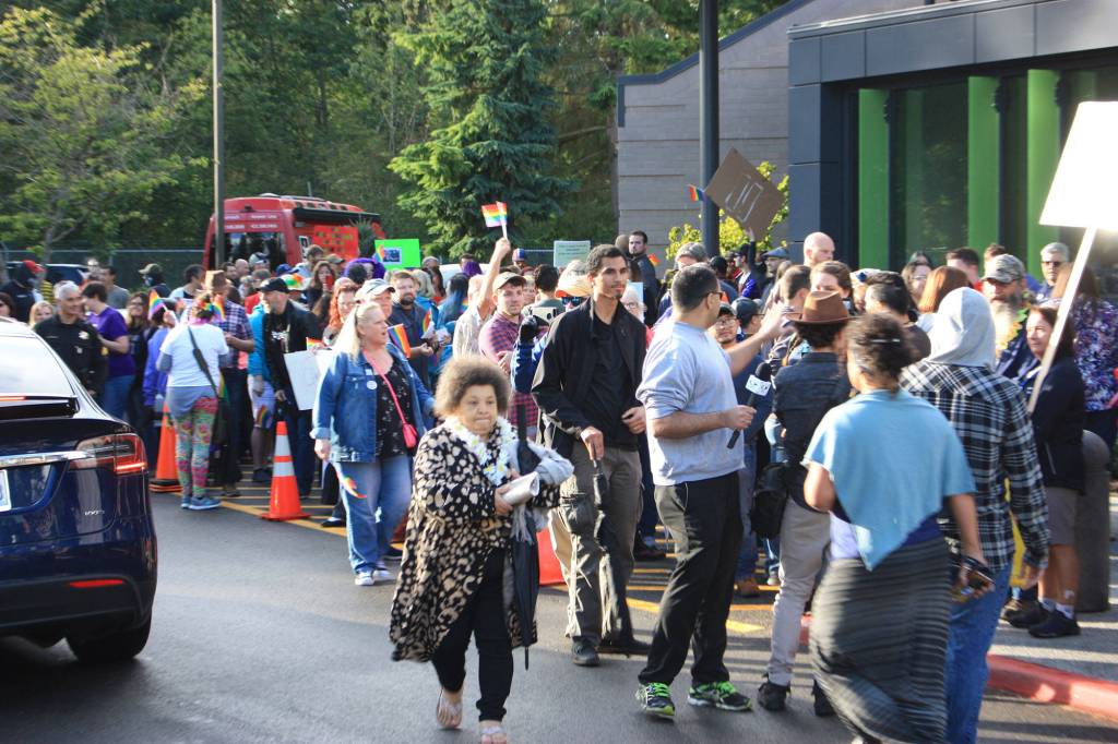 Tensions run high at Renton library over Drag Queen Story Hour