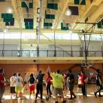 Seattle Storm basketball hosted a StormCares clinic for Federal Ways Special Olympics athletes at the Federal Way Community Center on Monday. Olivia Sullivan/staff photo