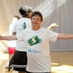 Seattle Storm basketball hosts practice for Federal Way Special Olympics athletes