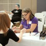 Hairdressers, makeup artists and nail technicians were available to give each birthday girl a makeover. Olivia Sullivan/staff photo