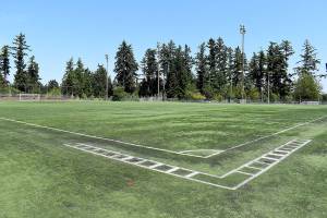 Saghalie Park gets new turf