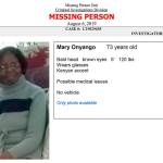 Police searching for missing elderly woman whose last location was in Federal Way