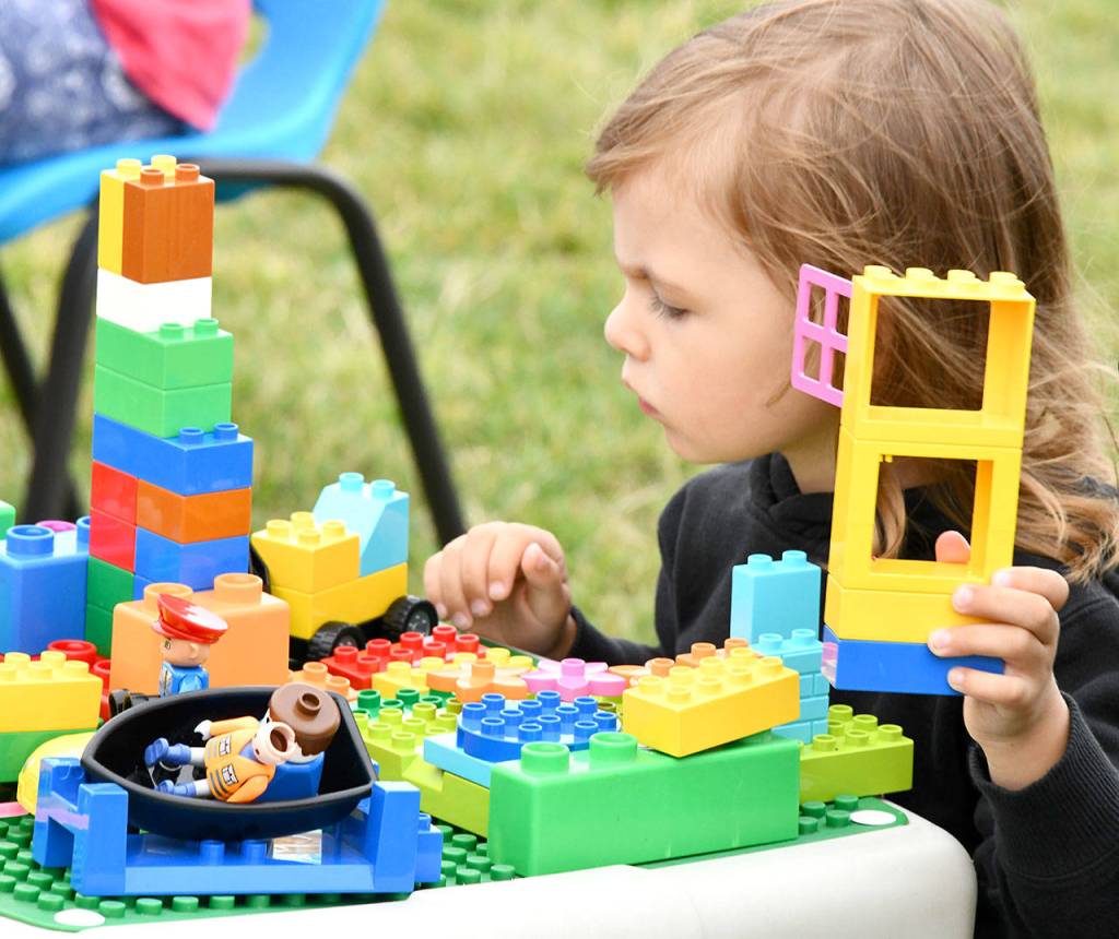 Building community out of Legos at Federal Way’s Movies in the Park