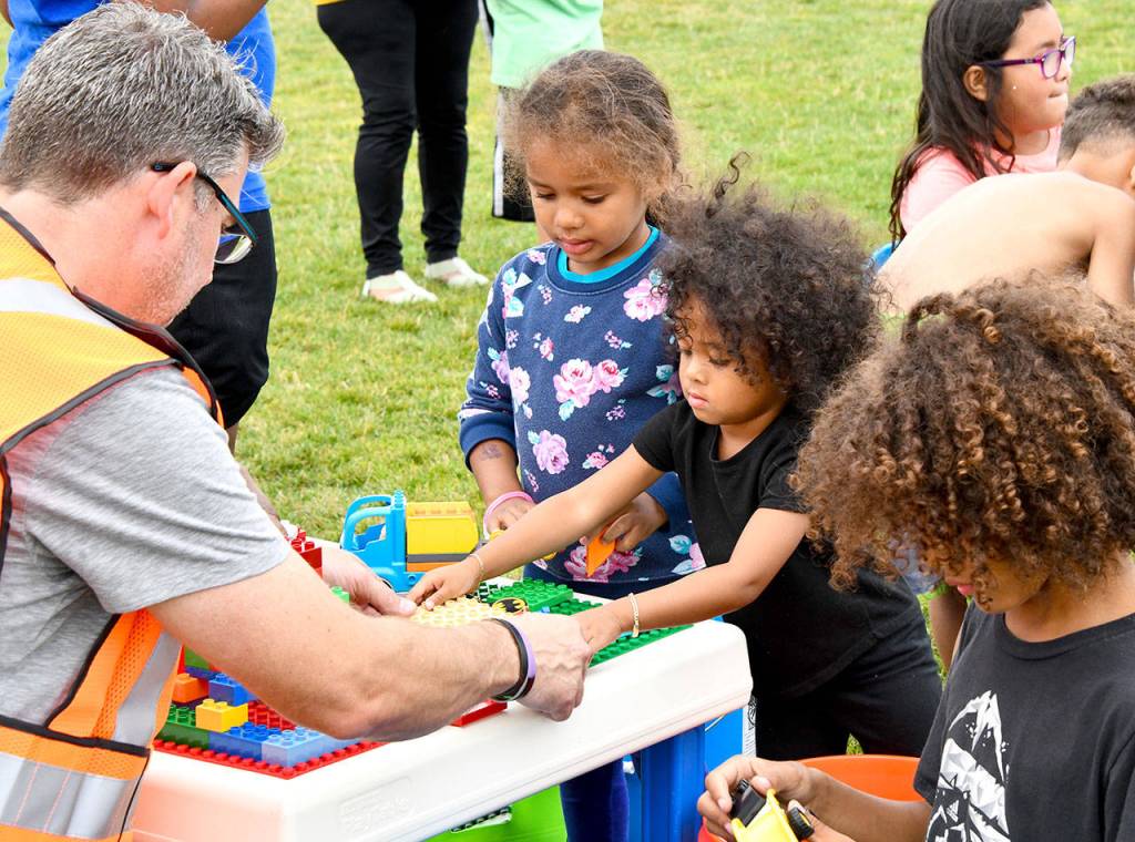 Building community out of Legos at Federal Way’s Movies in the Park