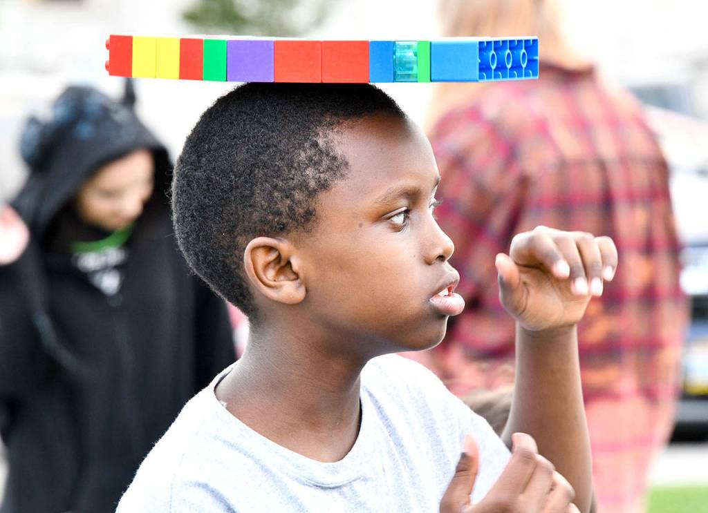 Building community out of Legos at Federal Way’s Movies in the Park