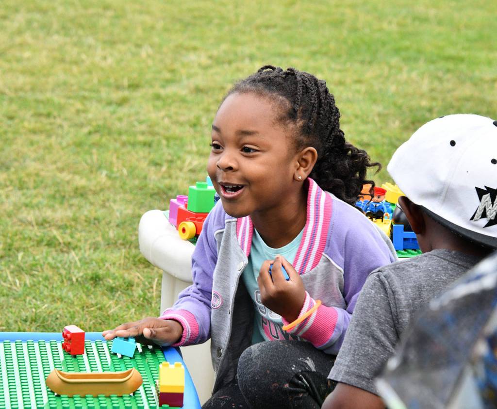 Building community out of Legos at Federal Way’s Movies in the Park
