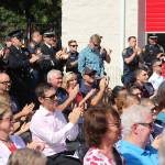 The crowd applauds Sarah Goodins performance at the Sept. 11 event. Olivia Sullivan/staff photo