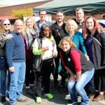 Betty Taylor, center in green, was given the third annual Dick Mayer Community Award. Taylor is pictured with Do the Right Thing nonprofit founder Cheryl Hurst, in red, and members of Dick Mayers family.