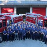 Members of South King Fire will wear uniform t-shirts donning a pink logo in support of Breast Cancer Awareness Month this October. Olivia Sullivan/staff photo