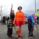 Batman and Velma from Scooby Doo made an appearance at the Federal Way Farmers Market on Saturday, Oct. 26. Olivia Sullivan/staff photo