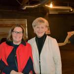 Incumbent Deputy Mayor Susan Honda and council candidate Linda Kochmar smile for a picture after initial results show they are both pulling ahead of their opponents. Bruce Honda/courtesy photo