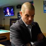 Tony Pagliocco talks over his loss to Linda Kochmar at his election night party at JPs Tavern. Haley Donwerth/staff photo