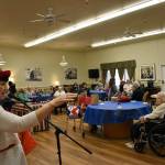 Many residents from Brookdale gathered in their event space to meet with Federal Way Vet Center employees and celebrate veterans. Haley Donwerth/staff photo