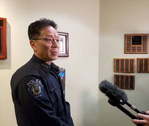 7 police officers placed on administrative leave after shooting that left 2 officers injured, man dead