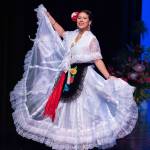 Aimee Coronado, 19, wears a traditional ethnic dress from her mothers home state in Mexico, Veracruz, during the Miss Latina Hawaii pageant on Dec. 1, 2019. Photo courtesy of Aimee Coronado