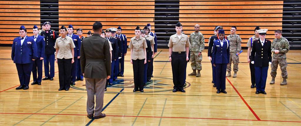 Federal Way, Todd Beamer shine at Jr ROTC Drill competition