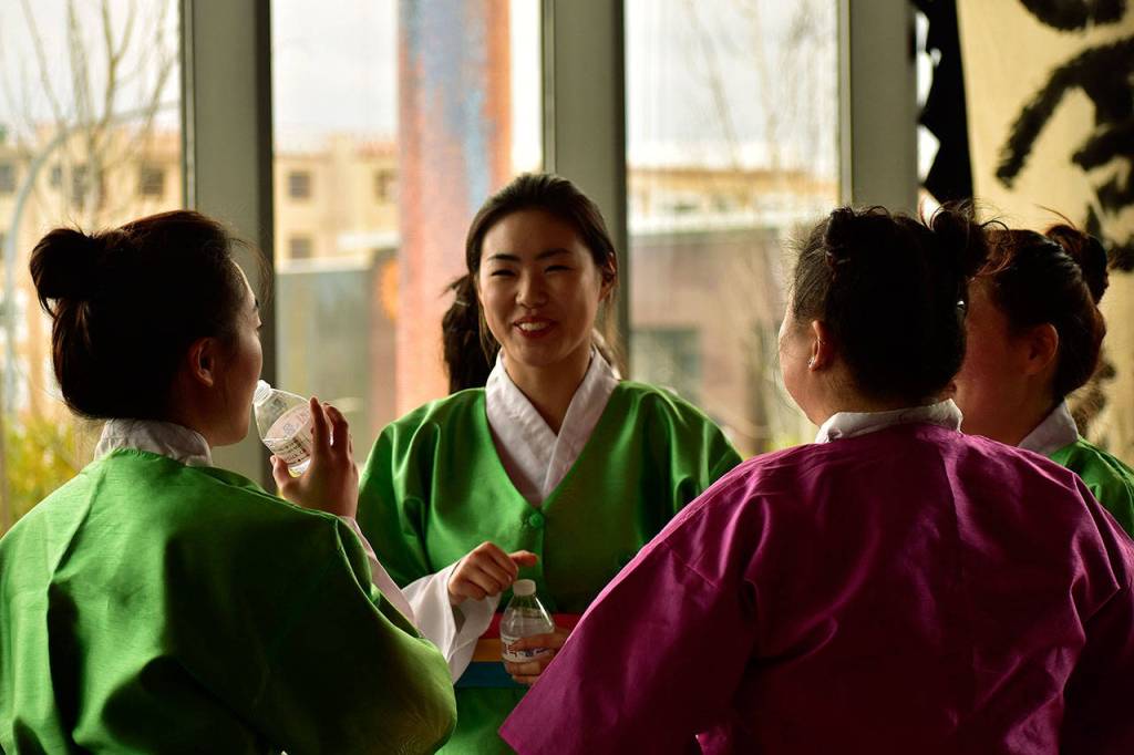 Smiles could be seen throughout the Federal Way venue as community members enjoyed and celebrated Korean culture in Washingtons 13th Annual Korean-American Day event. Haley Donwerth/staff photo