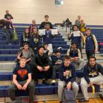 The Decatur High School boys wrestling team at the 4A sub-regional wrestling tournament on Feb. 8. Photo courtesy of the Decatur Wrestling Facebook page
