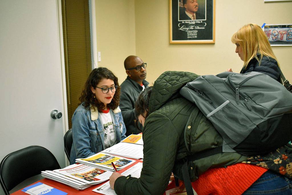 A large gathering attended the El Centro de la Raza grand opening to tour the facility and learn more about what they do. Haley Donwerth/staff photo