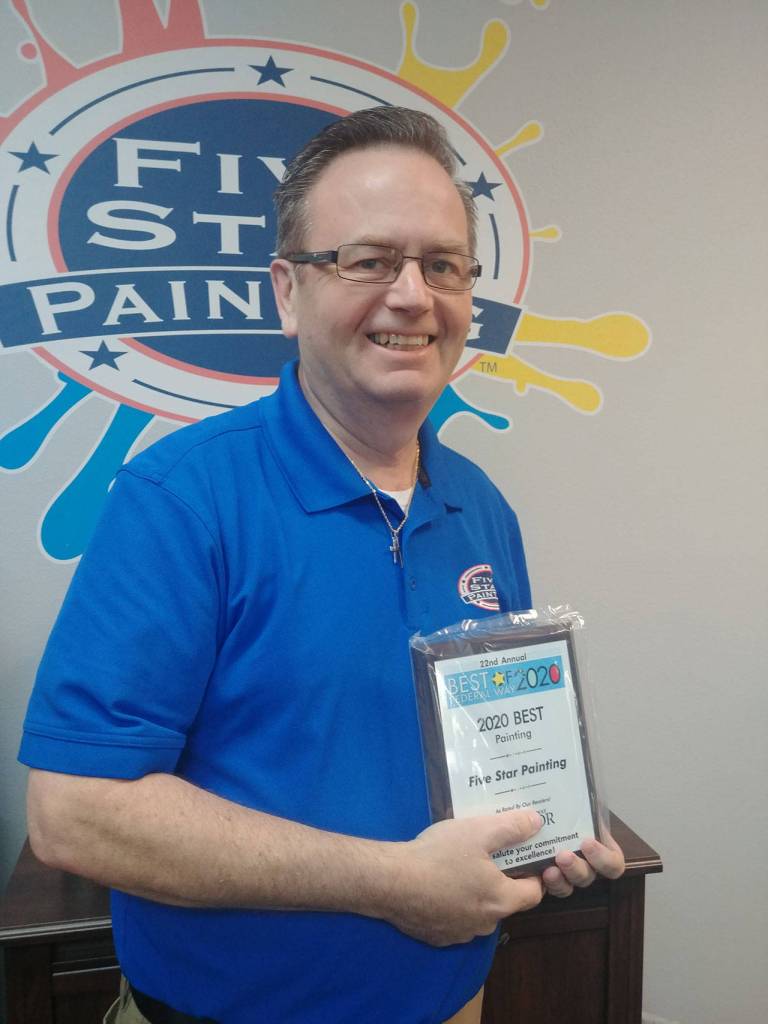 Five Star Painting won first place for Best Residential Painter. Cindy Ducich/staff photo