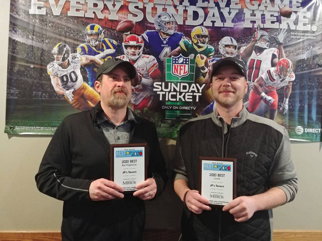 JPs Tavern won first place awards for Best Lunch and Best Bar/Nightclub. Cindy Ducich/staff photo