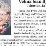 Obituary: Velma Jean Byers