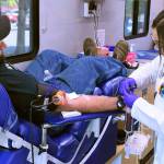 A mobile center from Bloodworks Northwest takes blood from Enumclaw resident Andy Bremmeyer, pictured in this 2019 photo. Sound Publishing file photo: https://www.redmond-reporter.com/news/bloodworks-northwest-reports-drop-in-blood-donations-following-coronavirus-outbreak/