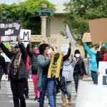 Protesters in Federal Way on Sunday, May 31. Olivia Sullivan/staff photo