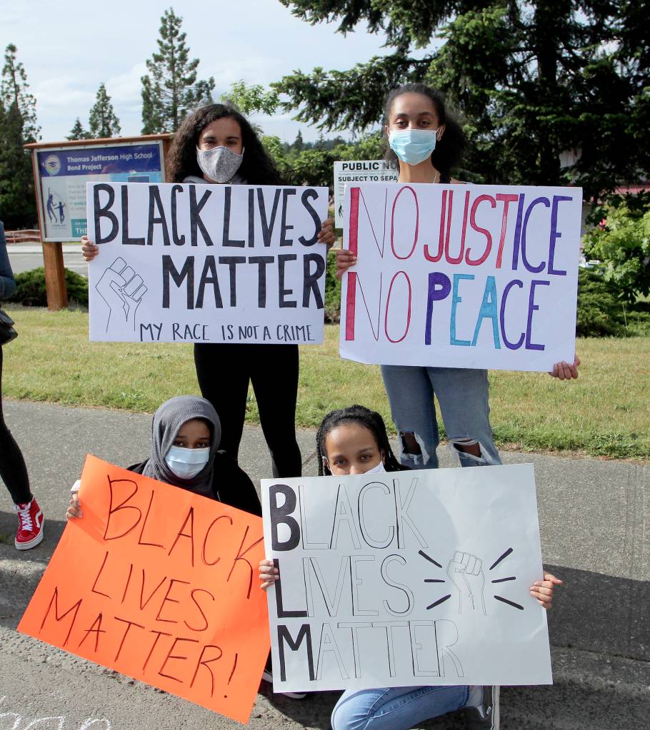 Event co-organizers, top left-clockwise: Ali Saucedo, Fikre Nega, Kadist Nega, and Jasmin Mustefa. Olivia Sullivan/staff photo