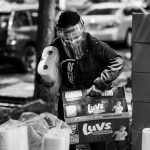 Hamdi Mohamed, King County Policy Advisor for the Executive Office of Equity and Social Justice, volunteering at the Federal Way event. Courtesy photo/King County