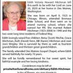 Obituary: Edith Victoria Howard Hitchman