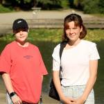 Annabeth Meisel, left, and Natalie Johnson are taking senior portraits free of charge for students who have been impacted by COVID-19. Olivia Sullivan/staff photo