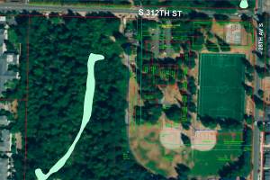 City of Federal Way Operations and Maintenance Facility Conceptual Layout Steel Lake Annex. Image from City of Federal Way