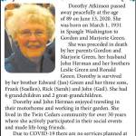 Dorothy Atkinson | Obituary