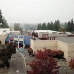 Drone footage shows partial demolition of the Gateway Movies 8 theater along S. 317th Street in Federal Way on Sept. 13. Photo courtesy of Bruce Honda