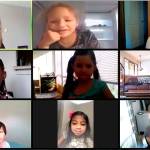 Maria Gulchuk chats with her students via Zoom during online class on Sept. 10.