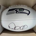Courtesy photo                                Football signed by Seahawks Head Coach Pete Carroll.