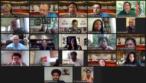 Federal Way Mayor Jim Ferrell, top right, hosted a public forum for African American/Black community members on July 29.