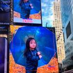 Photo courtesy of Andrea GrahamArianna Grahams photo was shown in New Yorks Time Square for the National Down Syndrome Society video presentation kicking off Down Syndrome Awareness Month of October.