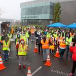 More than 80 volunteers showed up to help clean up Federal Way on a misty Saturday, Oct. 17. Photo courtesy of the City of Federal Way
