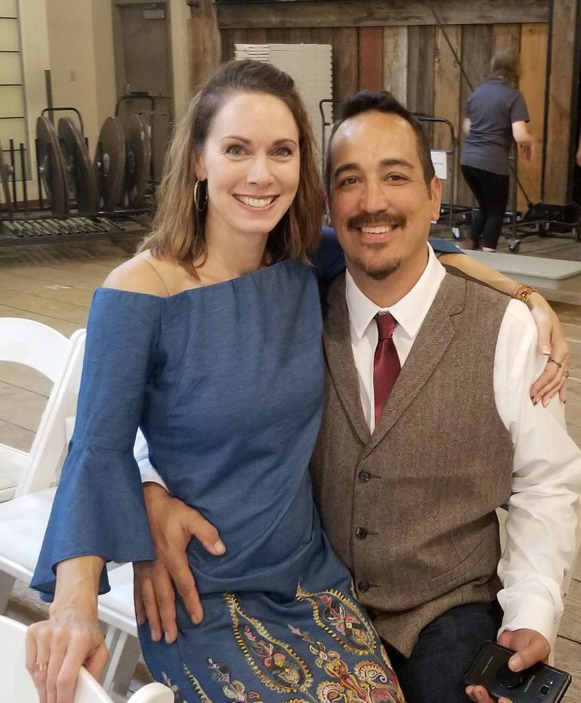 Jen Stroupe with her husband, Sgt. Ken Stroupe.