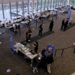 Throughout the three-day event, the voting center at Federal Ways PAEC saw 1,433 voters, which includes 466 newly registered voters. Olivia Sullivan/The Mirror