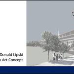 An artists conception of the proposed sculpture to be placed in the pedestrian plaza of the incoming Federal Way Link Extension. The idea has since been scrapped.