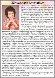 Bernice Anne Lettenmaier | Obituary
